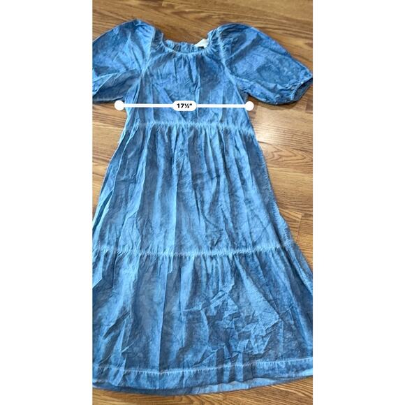THE GREAT THE PARK DRESS INDIGO FOG WASH size 1 / US S - Picture 4 of 12
